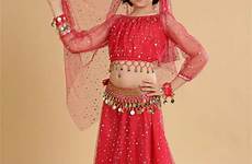 indian model belly children kids dance dress pcs costume set girl
