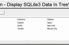 treeview python sqlite3