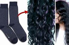 curls sock heatless hair curl heat using