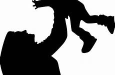 silhouette mom baby clipart mother child clip