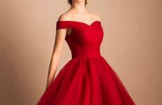 dresses dress red short cute prom line homecoming tulle girl women