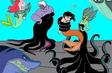 ariel ursula melody disney mermaid morgana little vs deviantart princess sisters villains choose board mermaids
