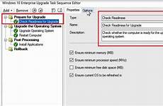 task sequence windows upgrade sccm place 1709 rollback cb