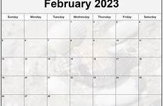 calendar 2023 february printable december calendars cute collection monthly seashells filters last blankcalendarpages background nature least check but