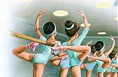 ballet dance illustrations ballerina illustration gymnastics cartoon kids girl marcel drawing school