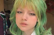 hair green instagram inspo color aesthetic mullet curly styles backlog premium huge so post dye