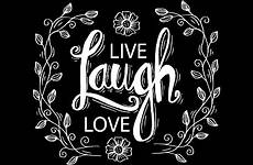 laugh typography drawn inspirational poster quote hand live