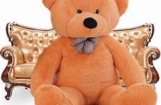 teddy bear stuffed brown doll giant life size walmart plush cuddly light animals foot