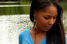 teen african beautiful girl american posing lake stock near girls nice