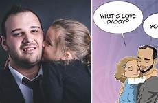 daughter dad single cartoon raising comics shows young