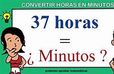 minutos pasar convertir