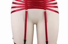 garter harness garters suspenders stockings stocking suspender goth adjust strap