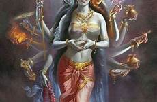 indian goddess hindu devi god kali goddesses deities shakti sarva maha chandra female laxmi lakshmi saraswati divine moon shiva parvati