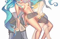 miku hatsune vocaloid rin luka kagamine luscious ohayou megurine gelbooru