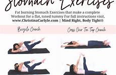 workout tummy abs toned abdominal tighten christinacarlyle flattening flatten platte oefeningen buik muscle pinbook helps routines
