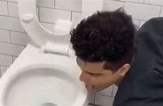 toilet licking