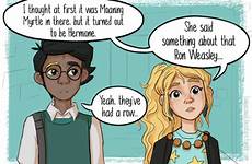 harry comics potter tumblr scene comic scenes hermione