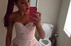 ariana grande panties pink celeb shows her off celebjihad selfie taking