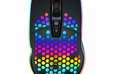 mouse wired ergonomic honeycomb 146g