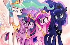 celestia princess luna cadence pony little princesses twilight mlp alicorn sparkle eminence deviantart tsurime friendship magic fan google alicorns rainbow