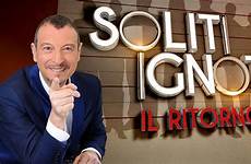 ignoti soliti amadeus rai ritorno casting sorrisi programmi pubblicitario emmepress successivo