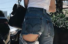 jeans bum ripped diy girl stylevore