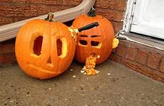 pumpkins carving guts