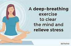 breathing deep stress exercise relieve mind clear health