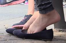 feet shoeplay candid socks flats barefoot cc nylons cam girls time