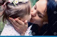 kiss daughter mother her stock dreamstime preview