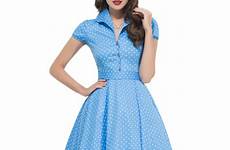 vintage dresses 50s retro style casual rockabilly womens clothing 60s summer party women picnic dot polka swing plus woman size