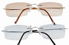 reading bifocal rimless sunglasses titanium lecture tinted lunettes soleil monture foyer