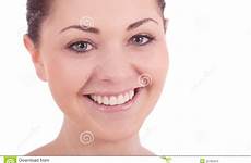 mooie huid gezonde vrouw glimlachende