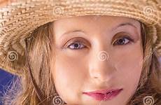 straw hat portrait girl preview