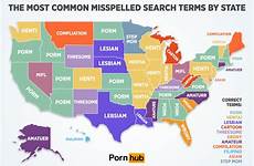 pornhub most state search terms midwest misspelled memes map searched searches term taste maps meme states common hentai releases word