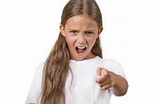 girl screaming finger pointing teenager stock depositphotos tween kids