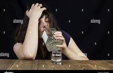 drunk girl alcohol alamy stock background female uses high alcoholism