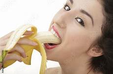 banana eating woman sexy beautiful suck stock background depositphotos comp contents similar search preview