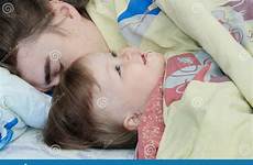 sleeping girl baby dad little happy parent morning family wake daddy preview