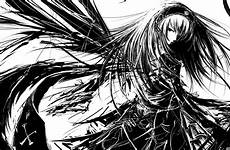 manga wallpapers wallpaper anime pc girl dark angel angels