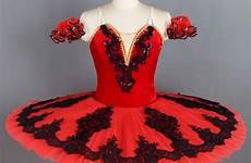 ballet tutu red dance customized classical tutus ballerina solo performance child adult dress