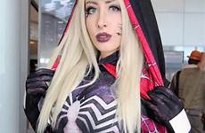 girls cosplay comic con hottest good just look bad gloves gwenom cyclops rubber makes lady better than take
