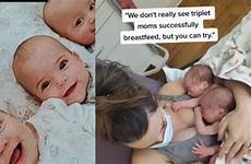 breastfeeding triplets feeding