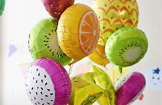 party birthday tutti frutti fruit colorful balloons decorations parties tropical kara fruitful karaspartyideas fruity projectnursery