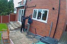 house breaking into burglars cctv daylight caught broad