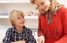 son kitchen mother sandwich making stock shutterstock search preview