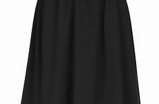 skirts elastic flared pleated long