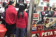 peya customers stranded scores held airport irate plaza worldwide flock office travel