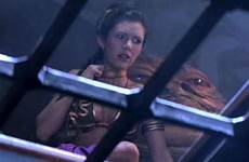 leia wars star slave princess carrie fisher jabba