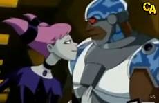 titans cyborg jinx teen flirts